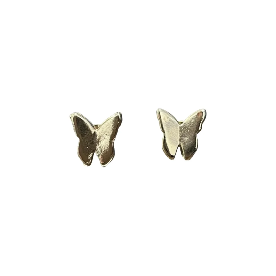 Brinco Antunes HM Borboleta Banhado a Ouro 18K