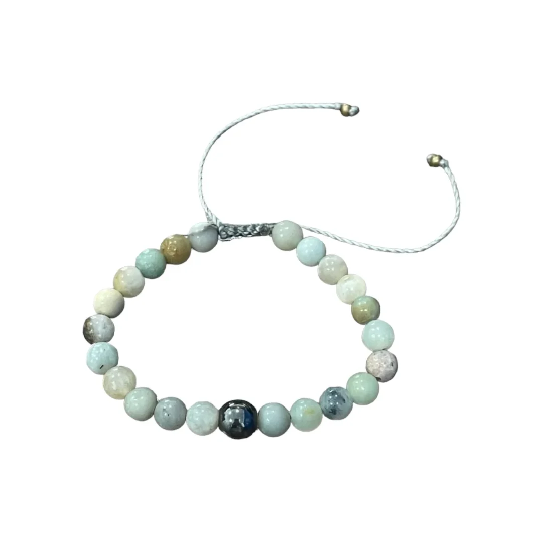 Pulseira Antunes HM Amazonita com Hematita